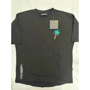 Palm Angels Palm Tree Logo T-Shirt Black Size Large